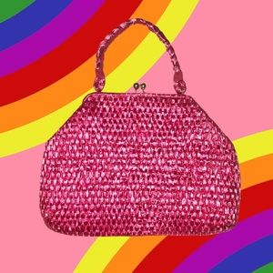 Vintage Walborg straw handbag